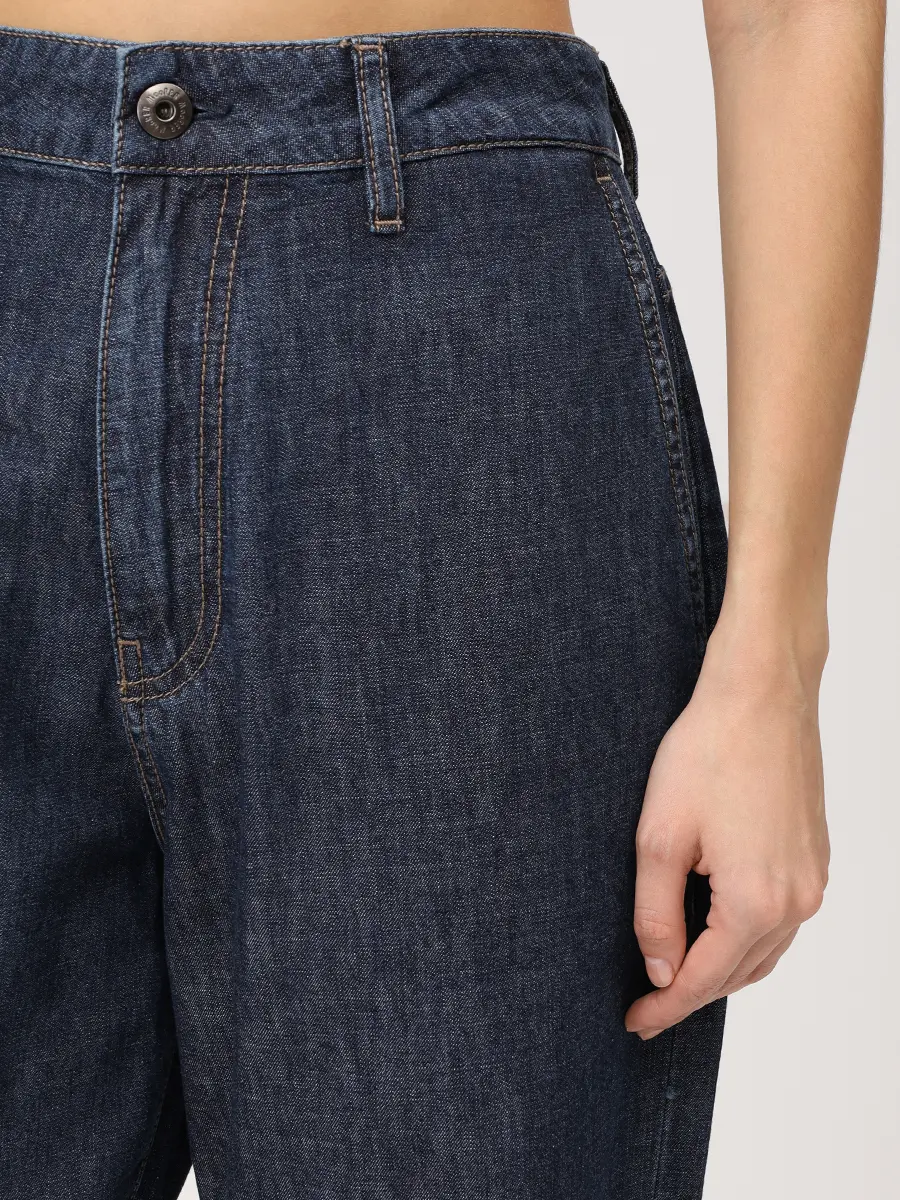 Джинсы хлопковые MOORER MODDE100023 BLU DENIM V2543 Синий  Фото 5