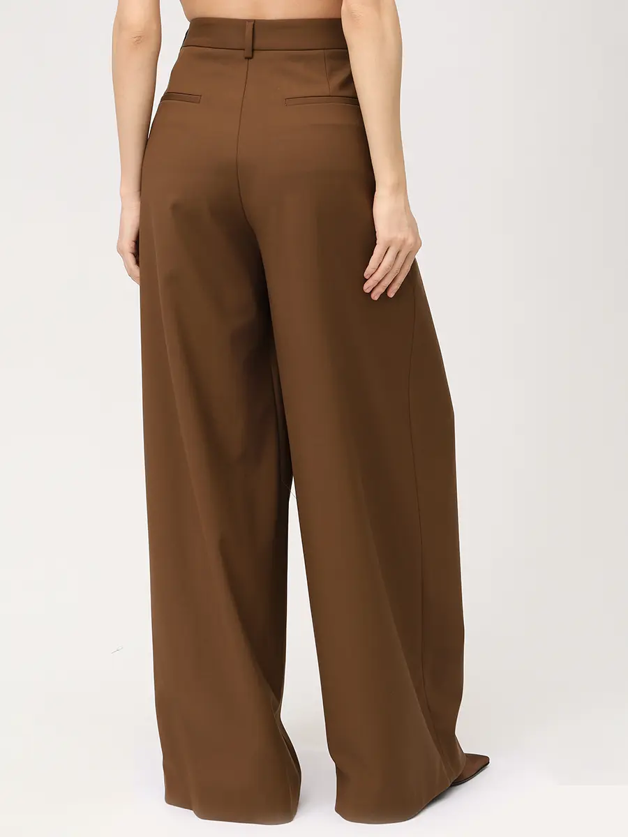 Брюки шерстяные GIUSEPPE DI MORABITO 06PSPA151 16327B/BROWN 30 Коричневый  Фото 3