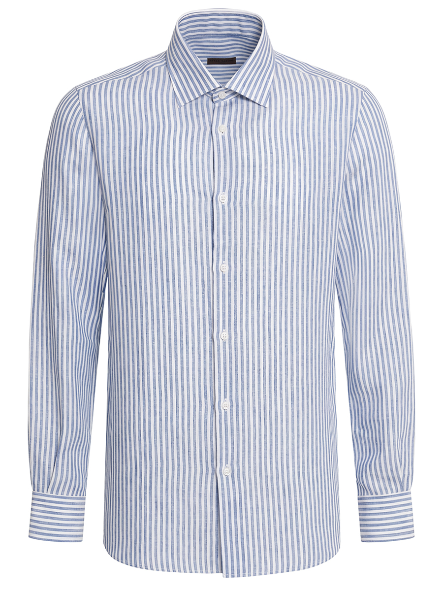 Рубашка Slim Fit льняная STILE LATINO