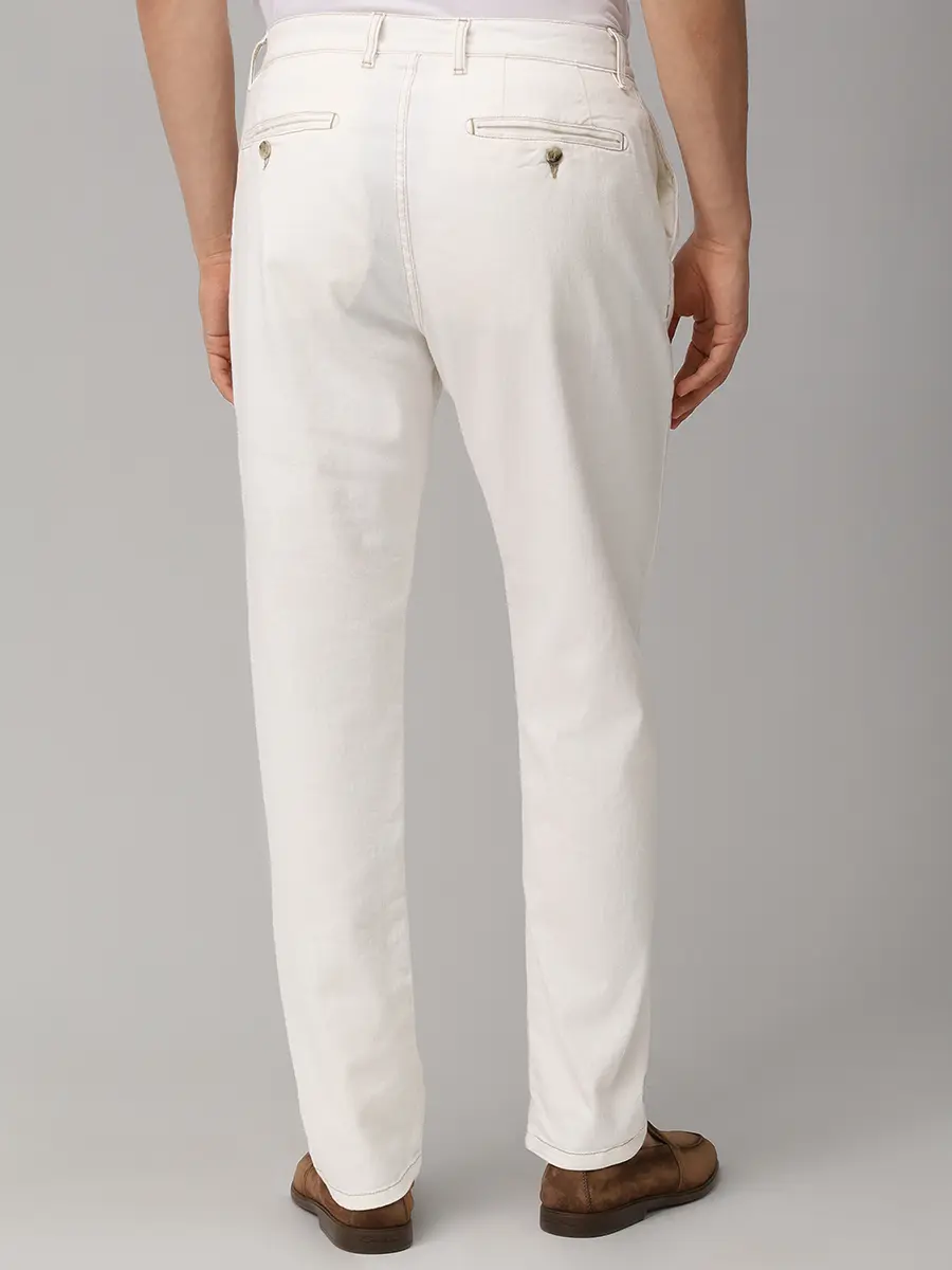 Джинсы Regular Fit хлопковые CANALI PD01637/001/91675A Белый  Фото 3