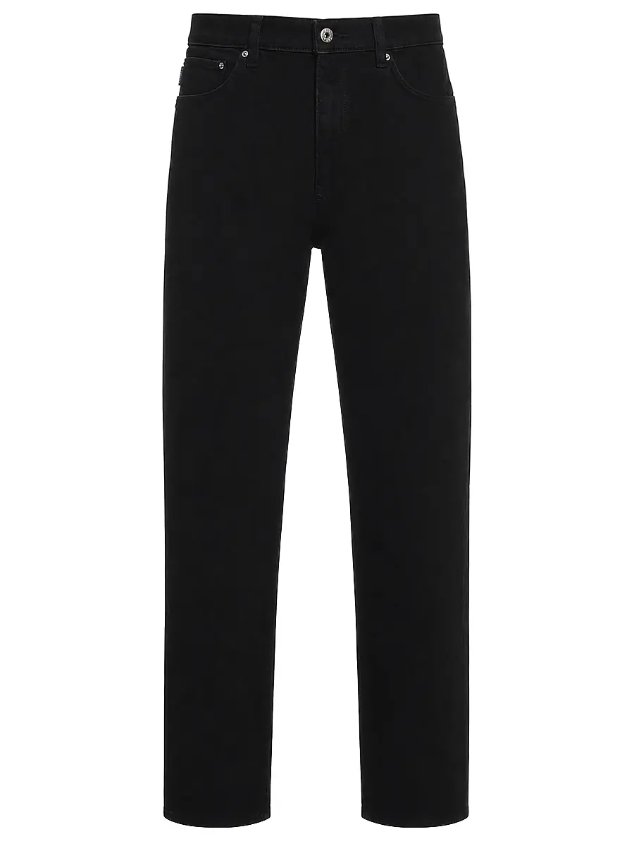 Джинсы Slim Fit хлопковые HUGO 50511483/001 Черный 
