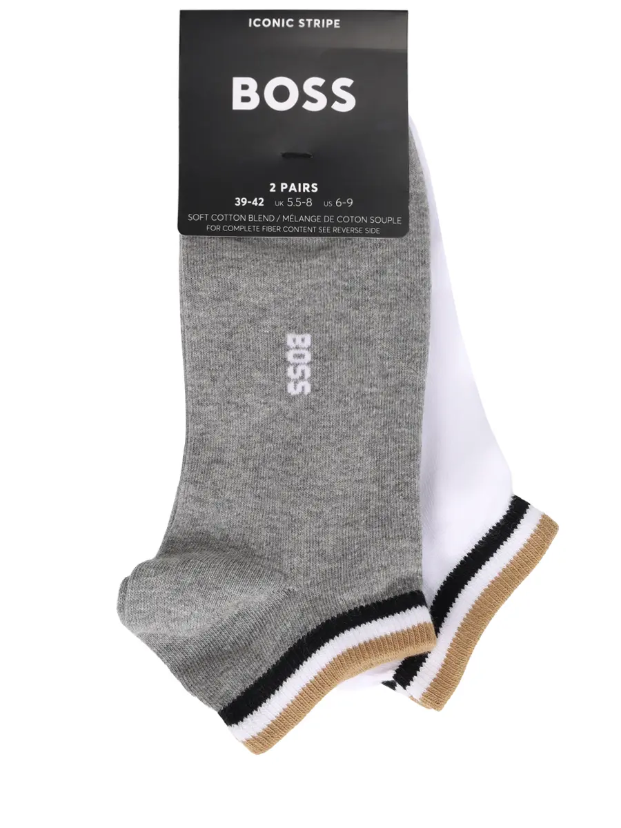 Набор из двух пар хлопковых носков Hugo Boss