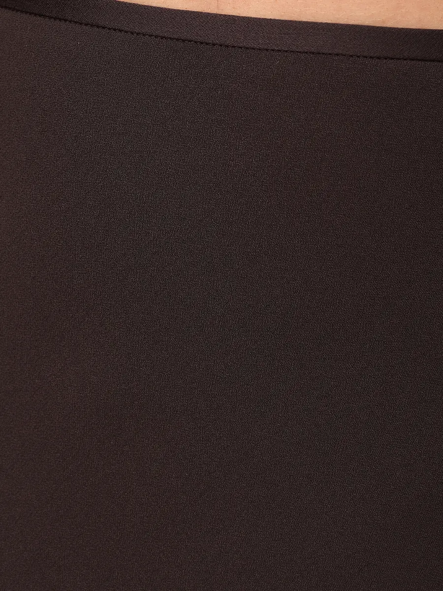 Юбка из вискозы AGNONA TG0910-X-U5074-M74 Коричневый  Фото 6