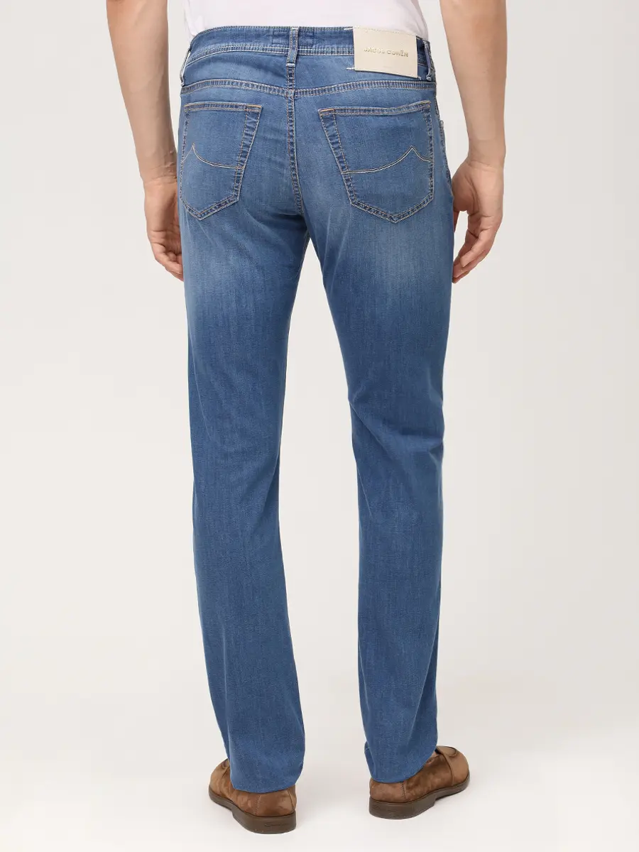 Джинсы Slim Fit хлопковые JACOB COHEN BARD FAST JUM_QE009 034 S3735 V1 200D Синий  Фото 3