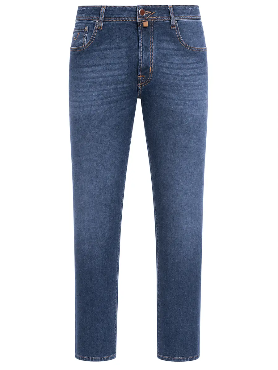Джинсы Slim Fit хлопковые JACOB COHEN JUM_QM 004 073 S4324 V1 200D Синий 