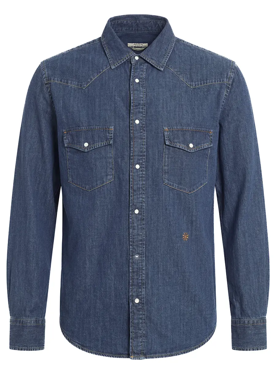 Рубашка Regular Fit джинсовая JACOB COHEN JUM_C0002 017 T9734 S1 200D Синий 