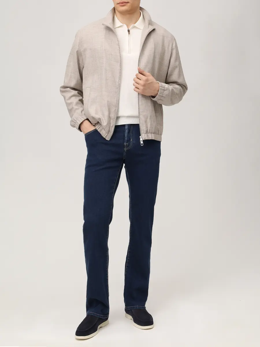 Джинсы Regular Fit хлопковые JACOB COHEN LUIS JUM_QE034 040 P3621 R2 100D Синий  Фото 2
