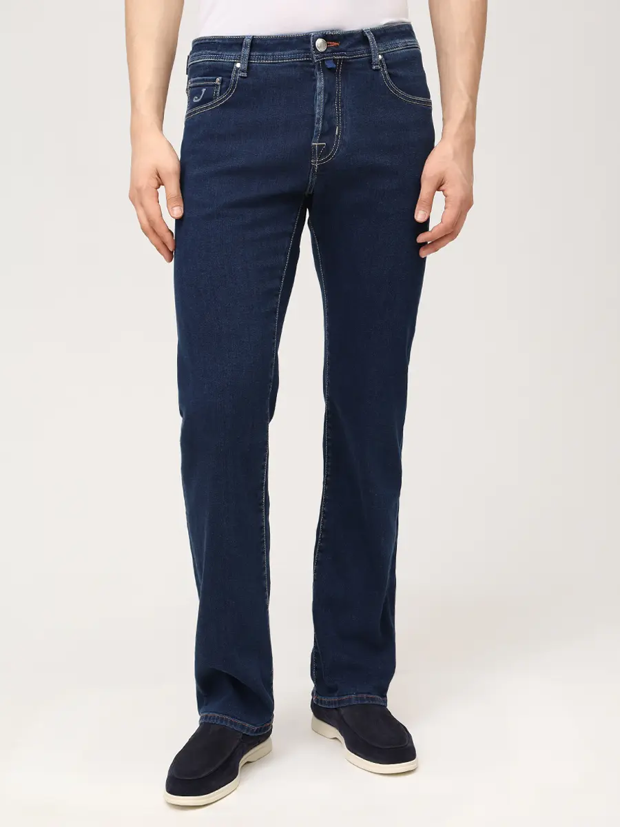 Джинсы Regular Fit хлопковые JACOB COHEN LUIS JUM_QE034 040 P3621 R2 100D Синий  Фото 4