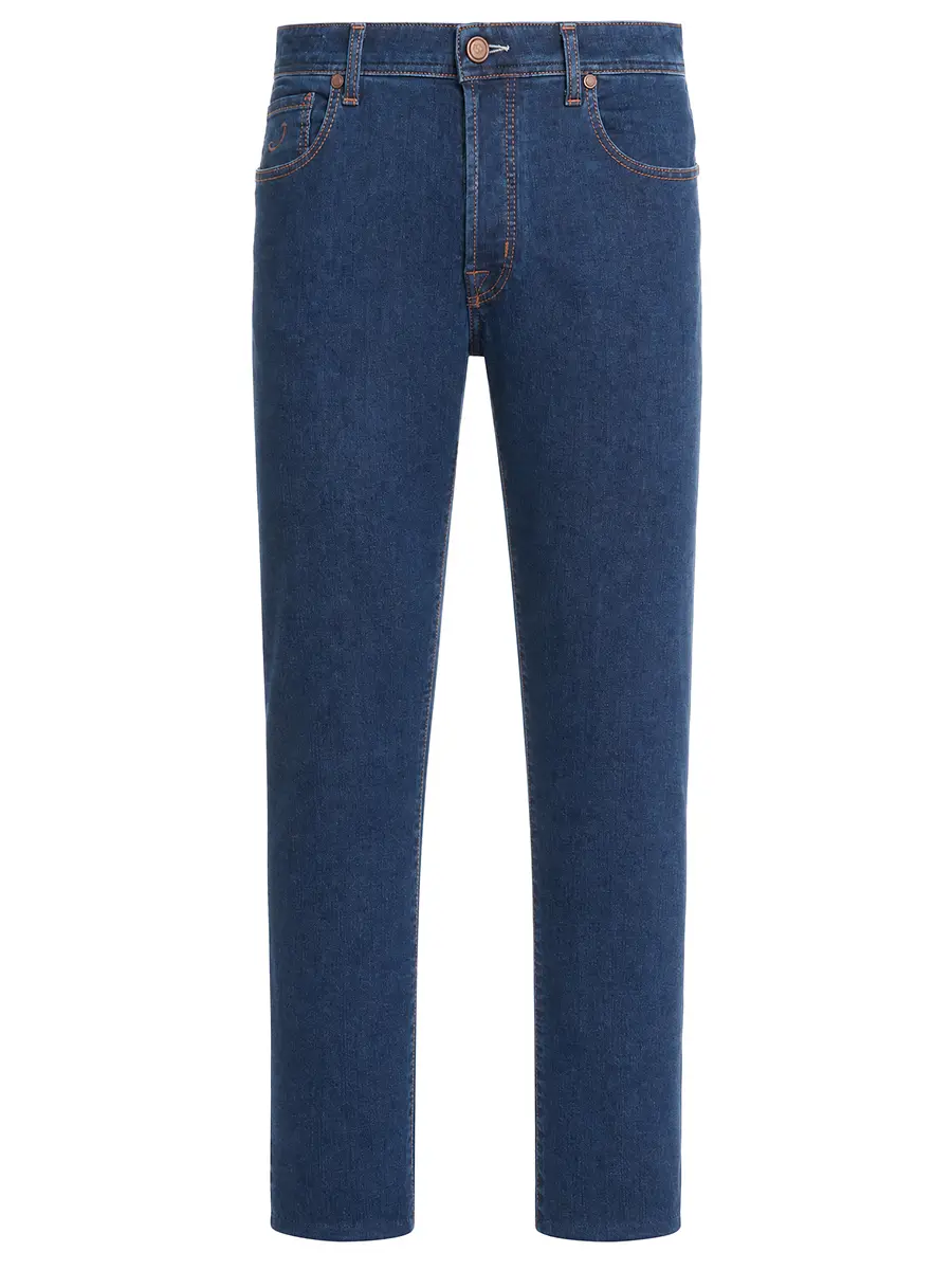 Джинсы Slim Fit хлопковые JACOB COHEN JUM_QE004 055 S3623 R2 100D Синий 