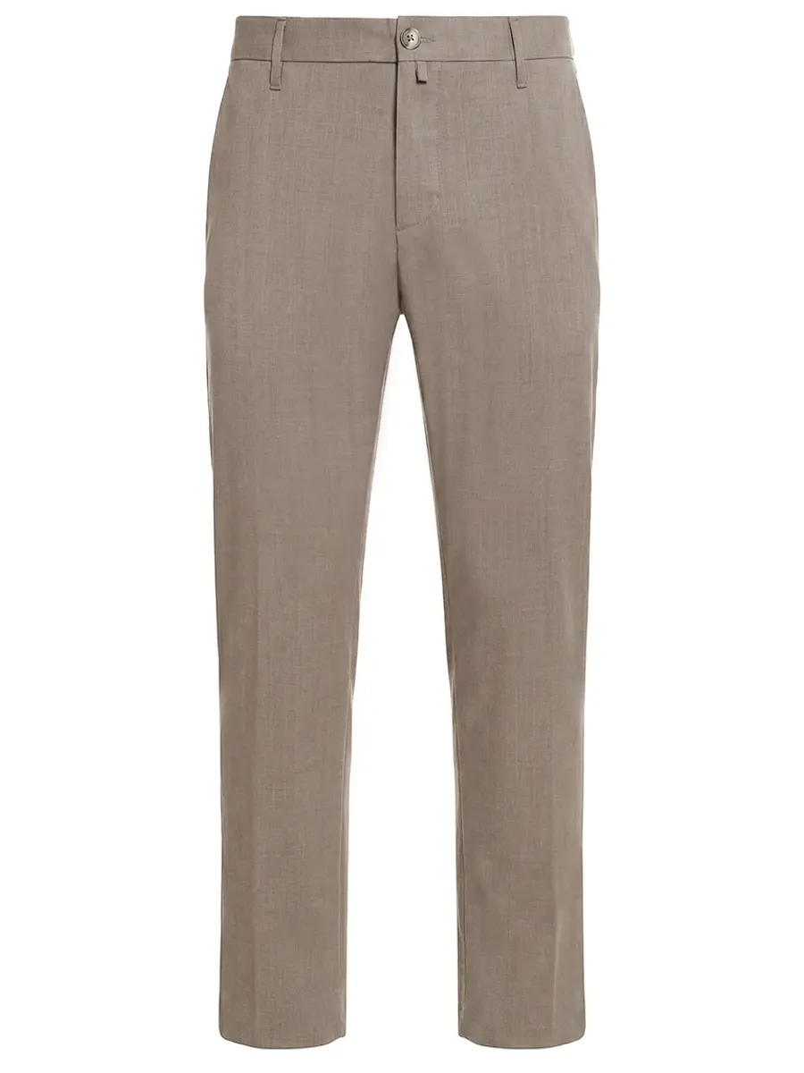 Брюки шерстяные JACOB COHEN JUM_PT026 001 T870A RW D49 Бежевый 
