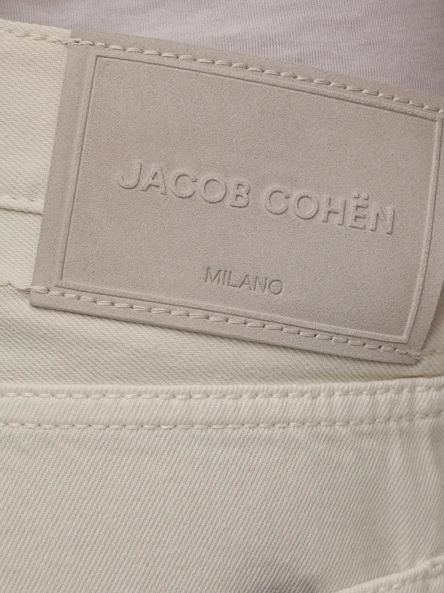 Джинсы Regular Fit хлопковые JACOB COHEN SEAN JUM_QE030 054 T751A TM 8A46 Кремовый  Фото 6