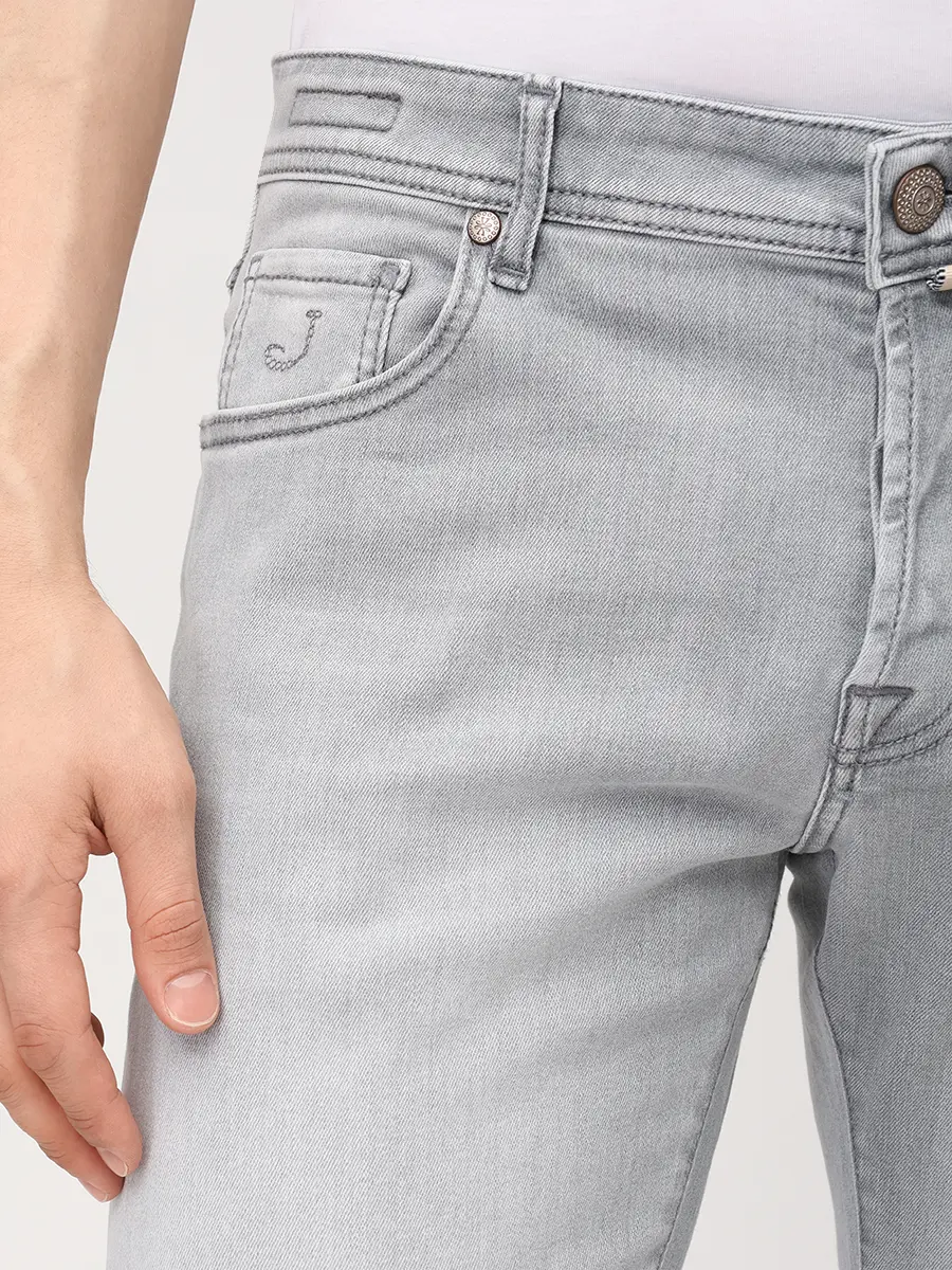 Джинсы Regular Fit хлопковые JACOB COHEN LUIS JUM_QE034 030 S3618 V2 900D Серый  Фото 5