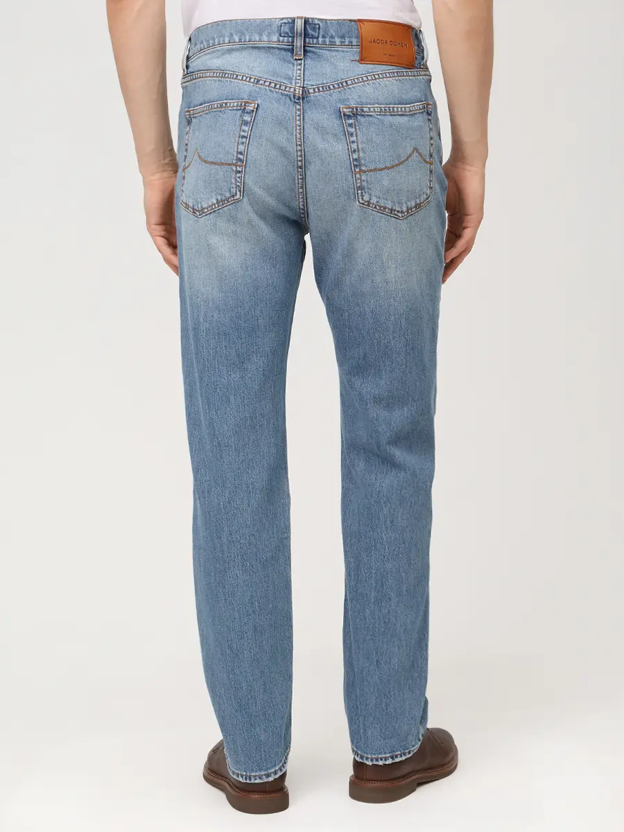 Джинсы Regular Fit хлопковые JACOB COHEN EDO JUM_QE031 030 S4321 V3 200D Голубой  Фото 3