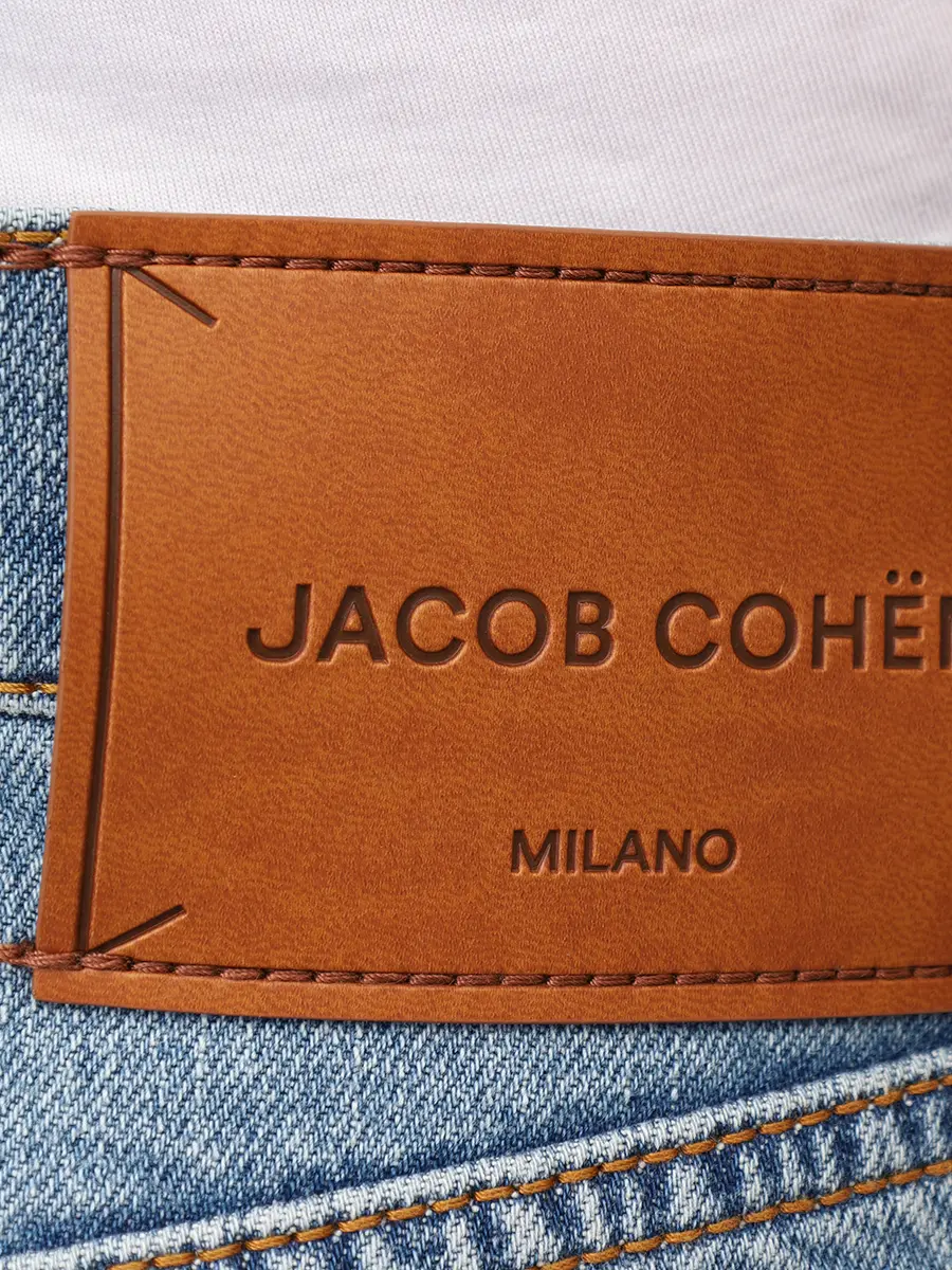 Джинсы Regular Fit хлопковые JACOB COHEN EDO JUM_QE031 030 S4321 V3 200D Голубой  Фото 6