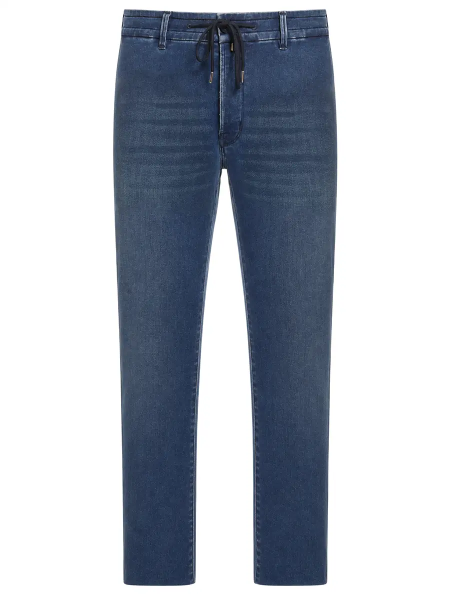 Джинсы Slim Fit хлопковые JACOB COHEN JUM_QE012 030 P0019 V1 100D Синий 