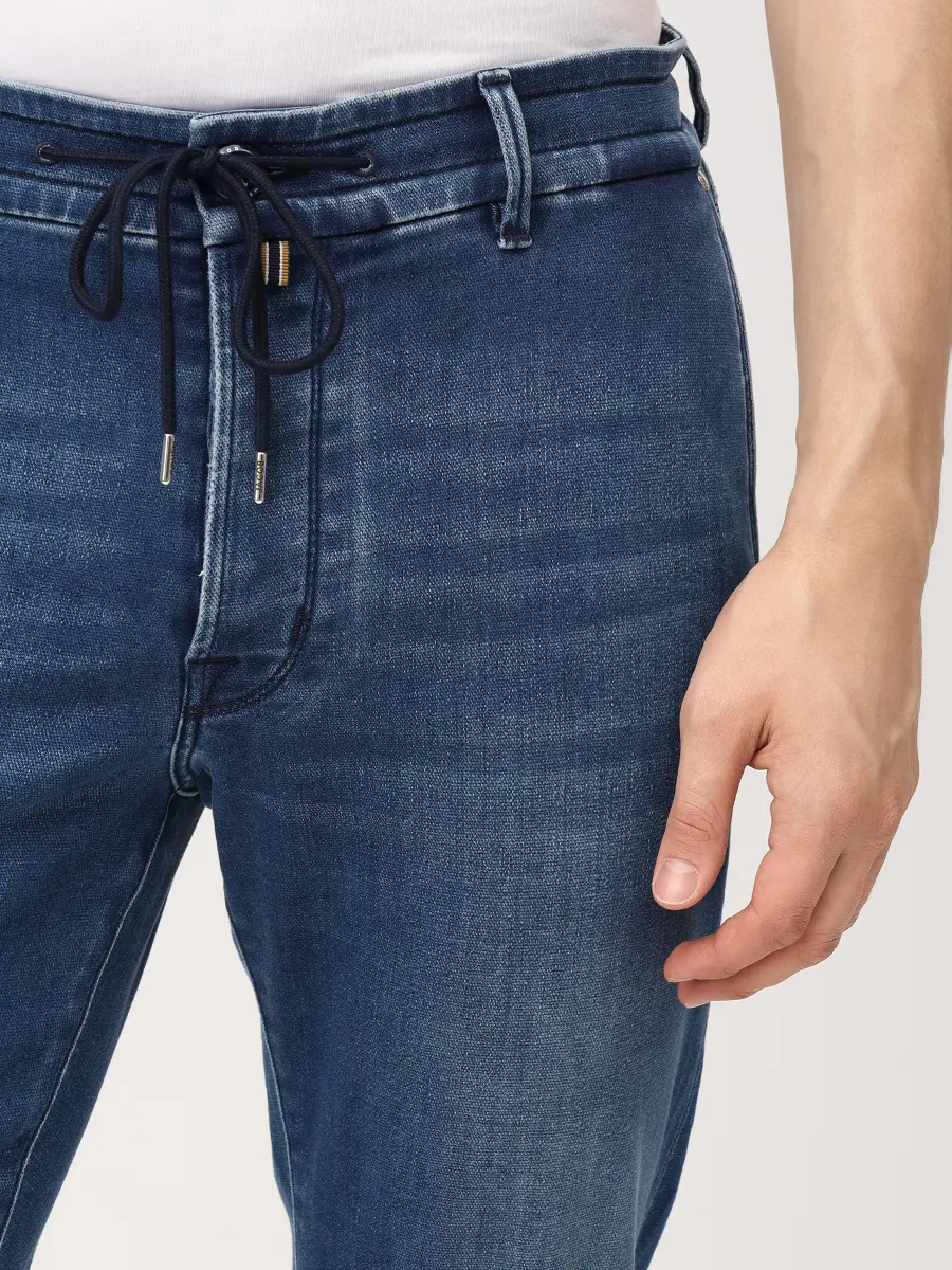 Джинсы Slim Fit хлопковые JACOB COHEN JUM_QE012 030 P0019 V1 100D Синий  Фото 5