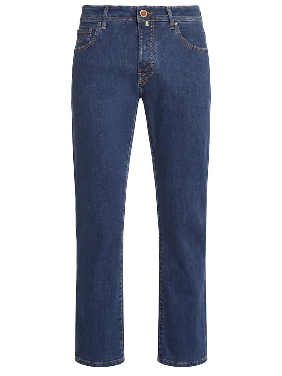 Джинсы Regular Fit хлопковые JACOB COHEN LUIS JUE_QM034 077 S3623 R2 100D Синий 