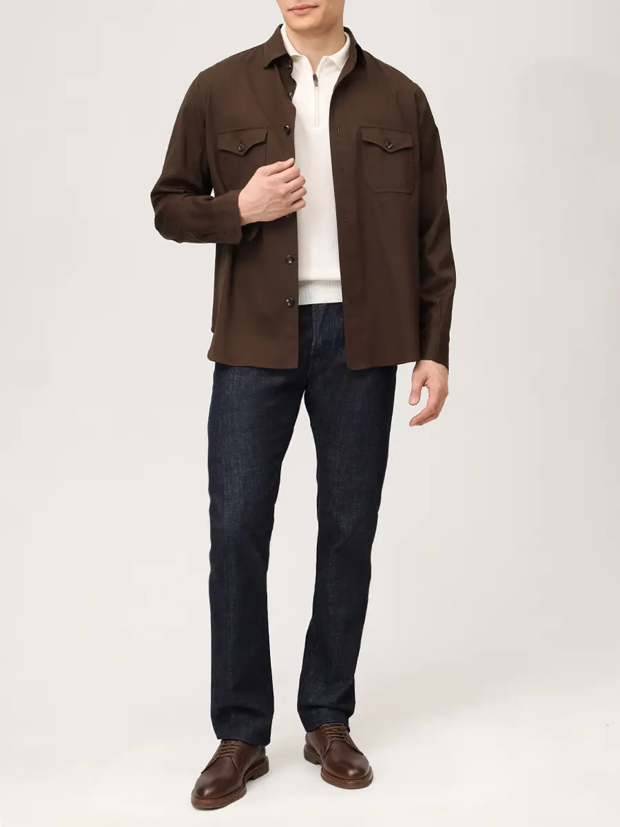 Джинсы Slim Fit хлопковые JACOB COHEN BARD JUM_QE004 034 S3736 R1 100D Темно- Синий  Фото 2