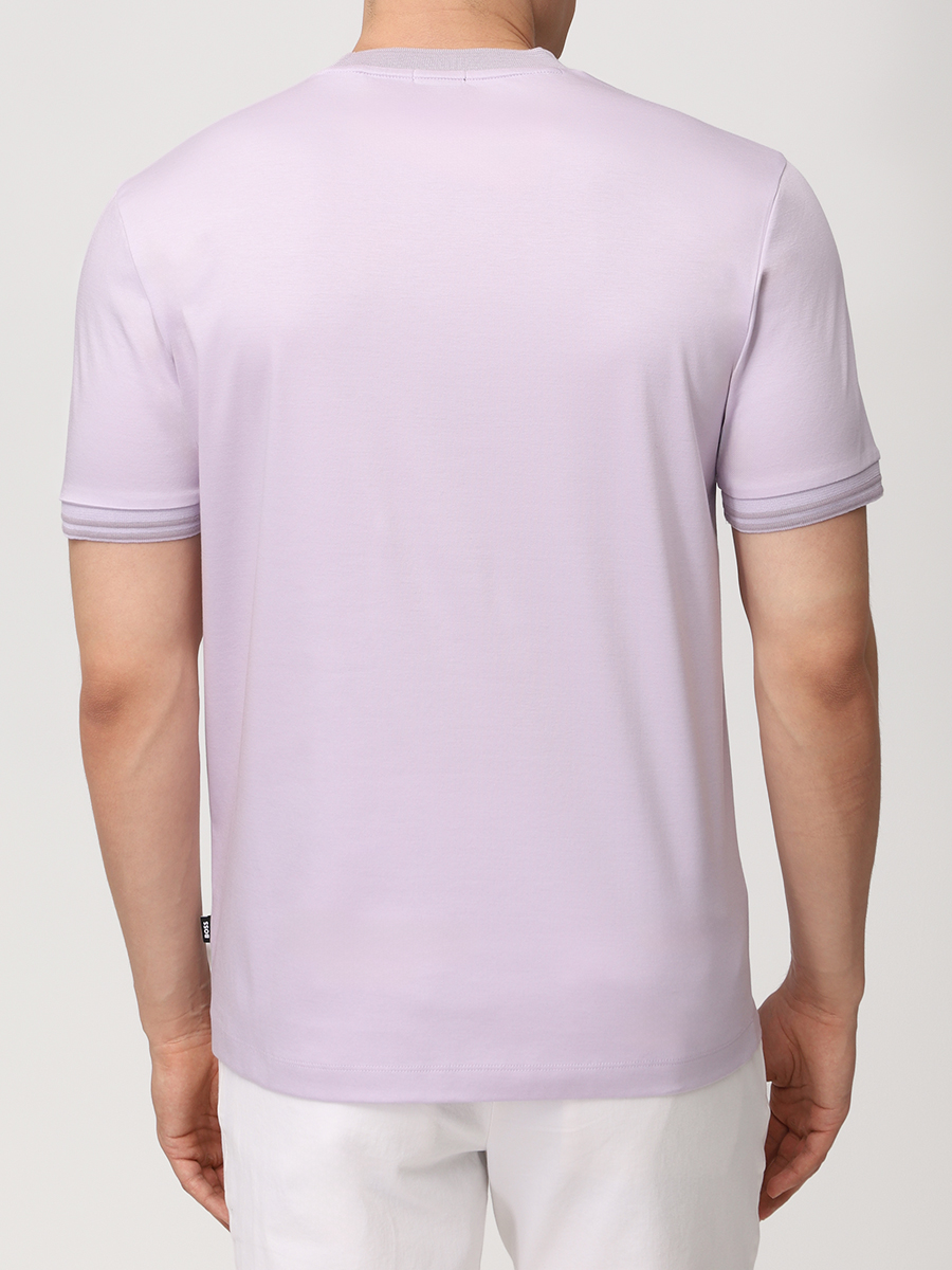 Футболка Slim Fit хлопковая BOSS