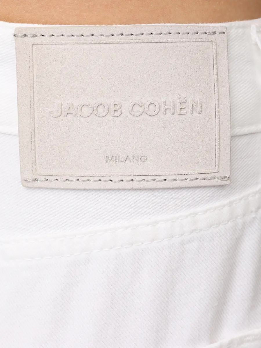 Джинсы хлопковые JACOB COHEN JDM_Q0016 007 T864A TN A00 Белый  Фото 6