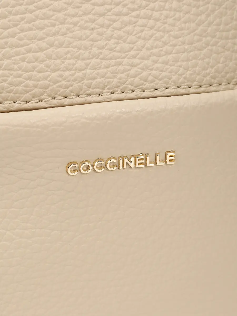 Рюкзак кожаный COCCINELLE E1 U45 14 02 01 N64 L Бежевый  Фото 5