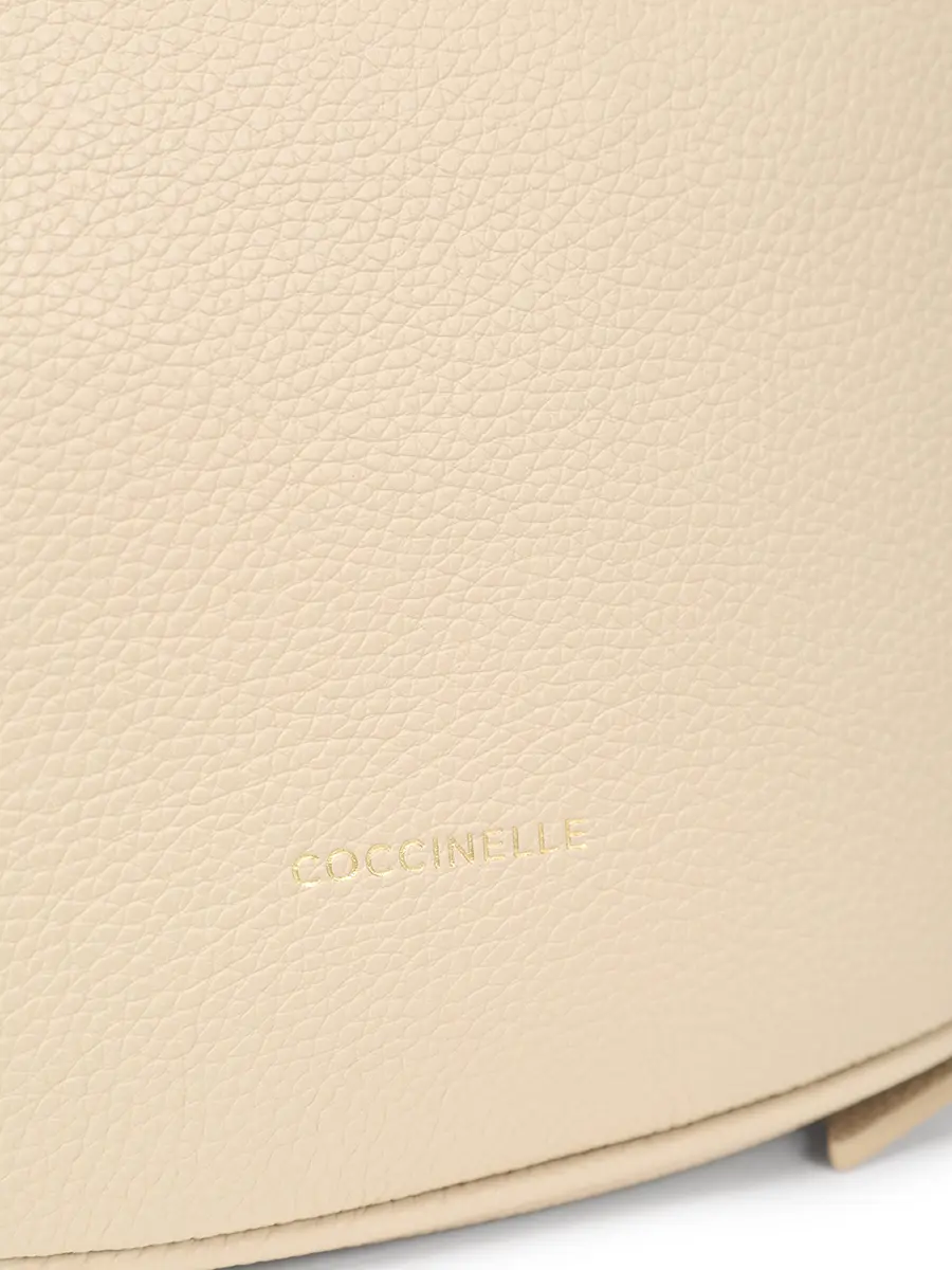 Сумка замшевая COCCINELLE E1 U7H 18 02 01 N64 Бежевый  Фото 5
