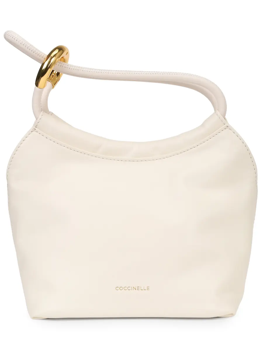 Сумка кожаная COCCINELLE E1 UAA 58 01 01 N17 Кремовый 