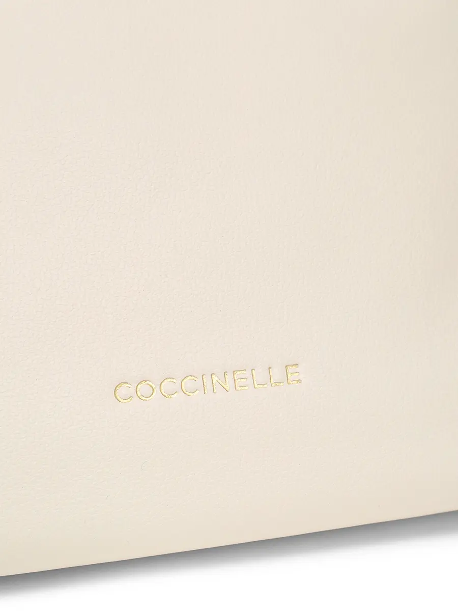 Сумка кожаная COCCINELLE E1 UAA 58 01 01 N17 Кремовый  Фото 5