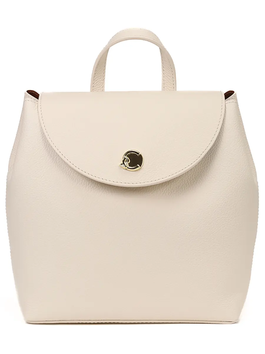 Рюкзак кожаный COCCINELLE E5 TOA 54 01 01 685 M Кремовый 