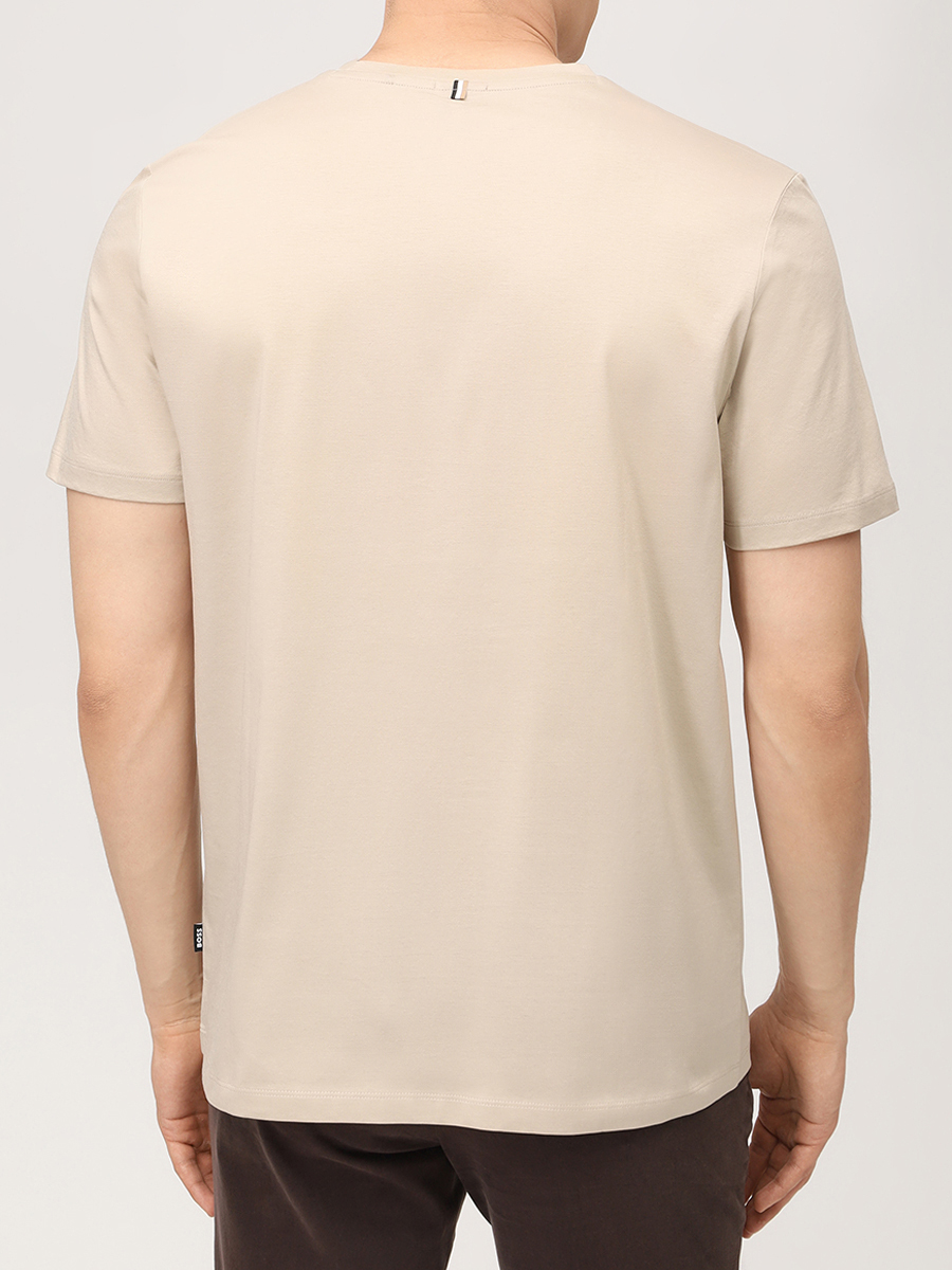 Футболка Slim Fit хлопковая BOSS