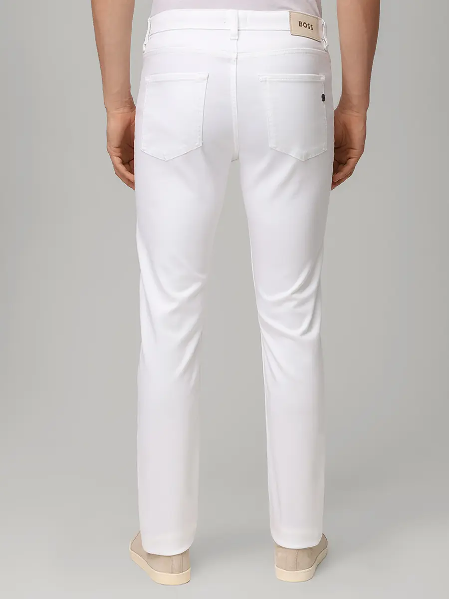 Джинсы Slim Fit BOSS 50550942/100 Белый  Фото 3