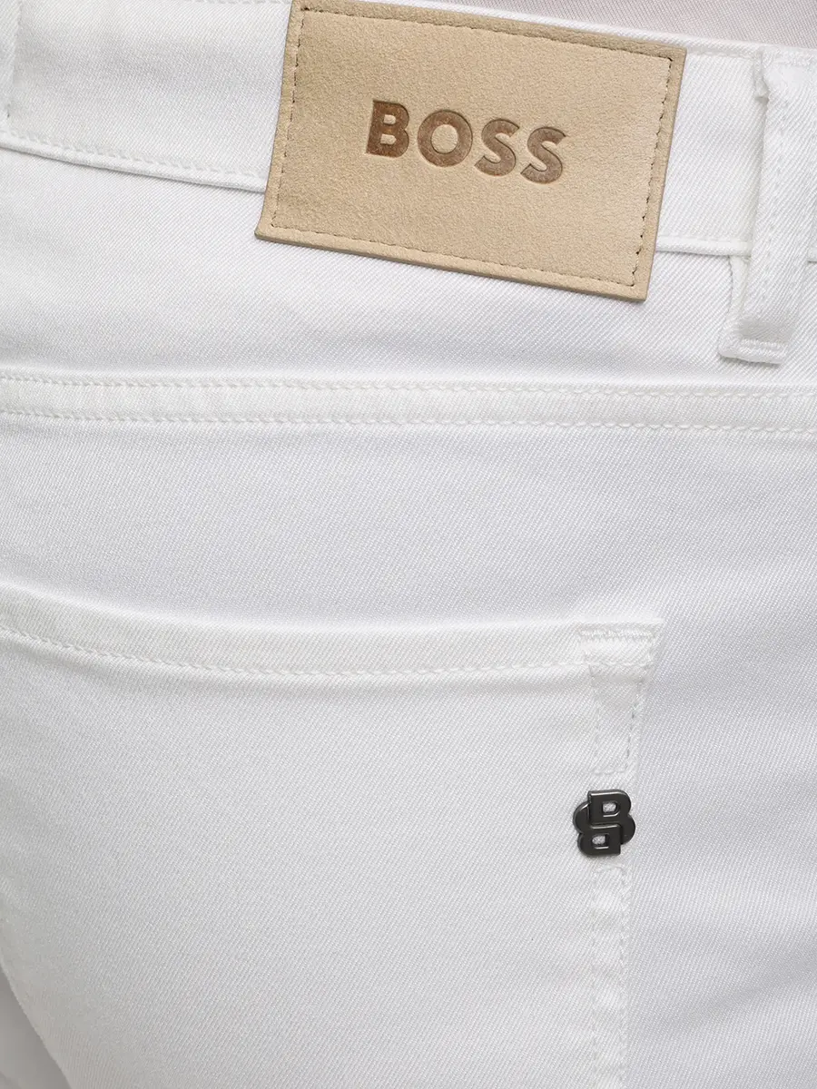 Джинсы Slim Fit BOSS 50550942/100 Белый  Фото 5