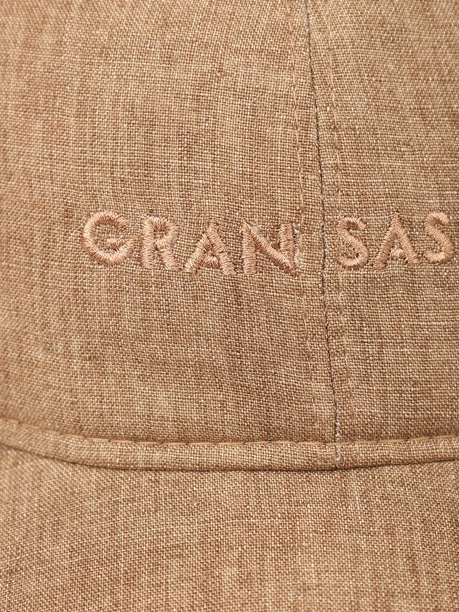 Бейсболка льняная GRAN SASSO 85105/57820/180 Коричневый  Фото 3