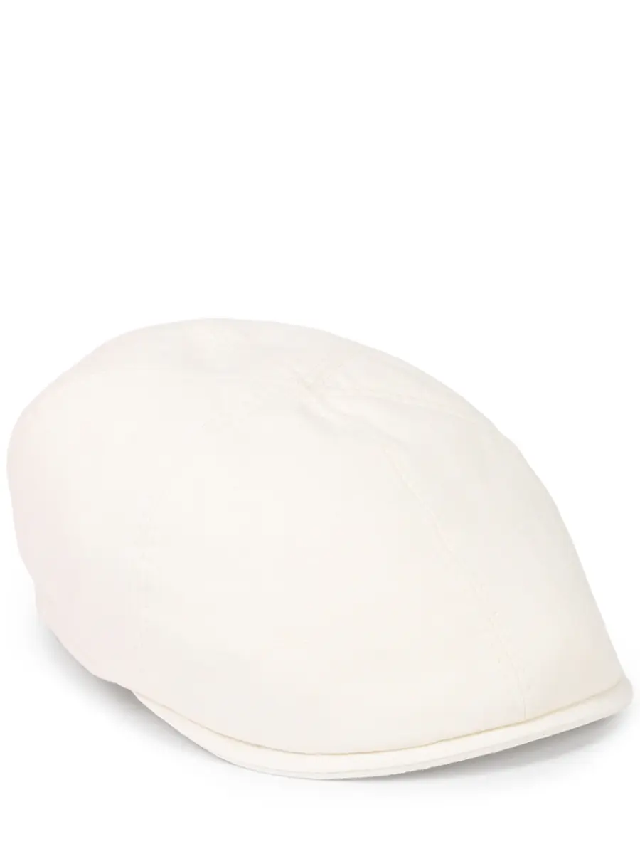 Кепка изо льна и хлопка GRAN SASSO 85108/57822/005 Белый 