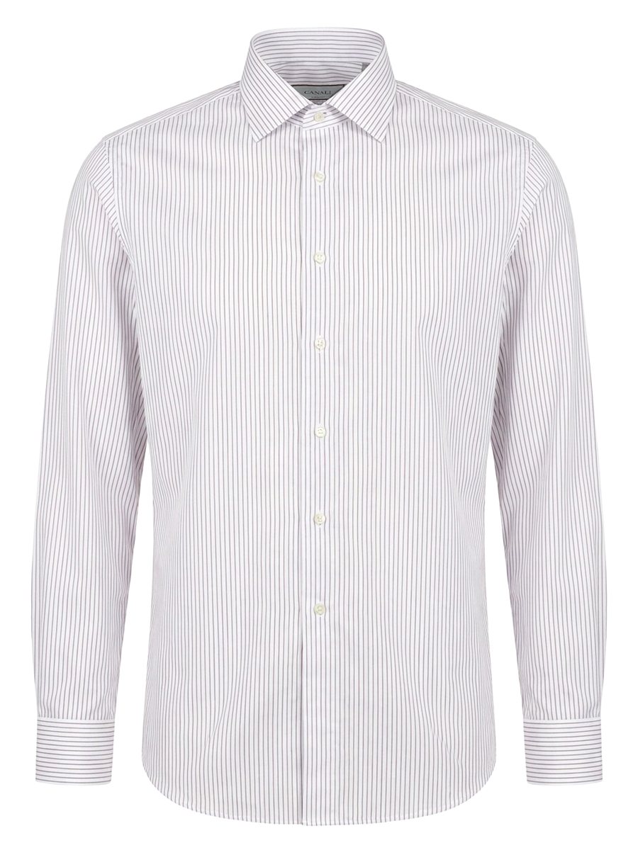 Рубашка Slim Fit хлопковая CANALI