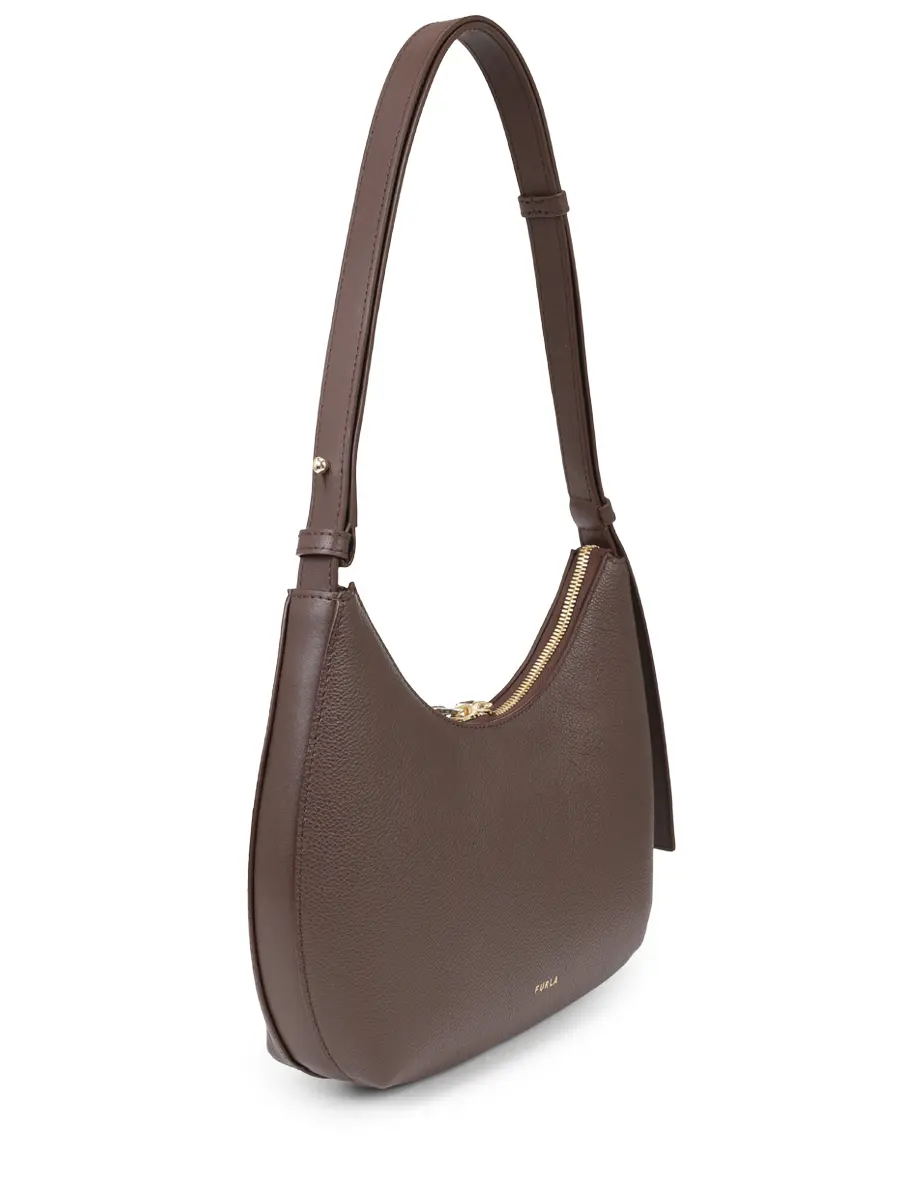 Сумка кожаная Goccia FURLA WB01500_BX3353_1_007 Коричневый  Фото 2
