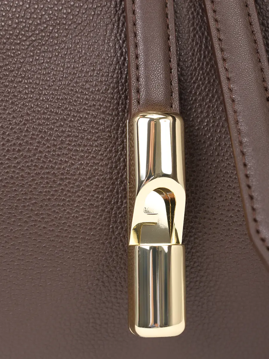 Сумка кожаная Goccia FURLA WB01500_BX3353_1_007 Коричневый  Фото 4