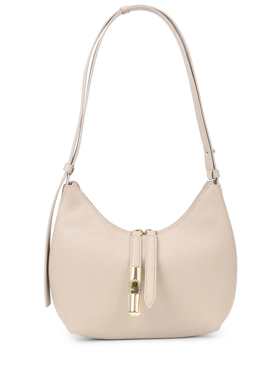 Сумка кожаная FURLA WB01500_BX3353_1_007 Бежевый 