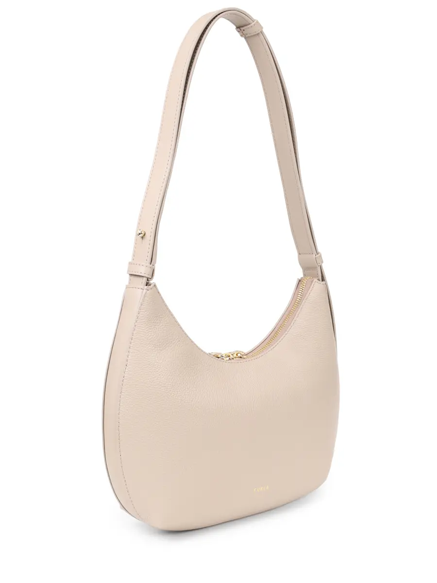 Сумка кожаная FURLA WB01500_BX3353_1_007 Бежевый  Фото 2