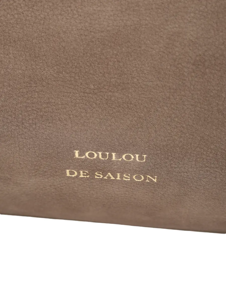 Сумка кожаная LOULOU DE SAISON CLAUS Бежевый  Фото 5