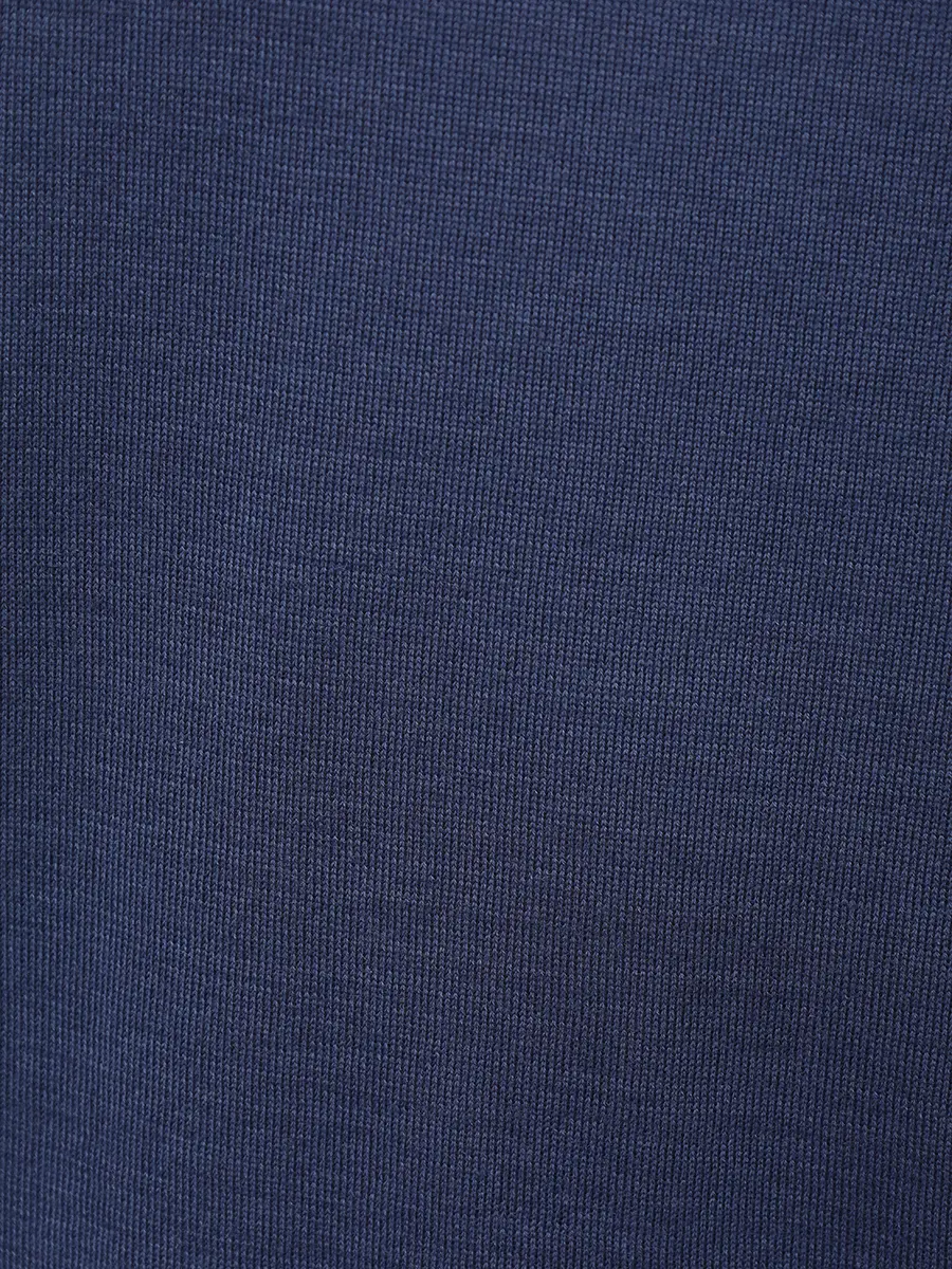 Футболка из шерсти и шелка LUBIAM 6451_S/69101/8 Синий  Фото 6