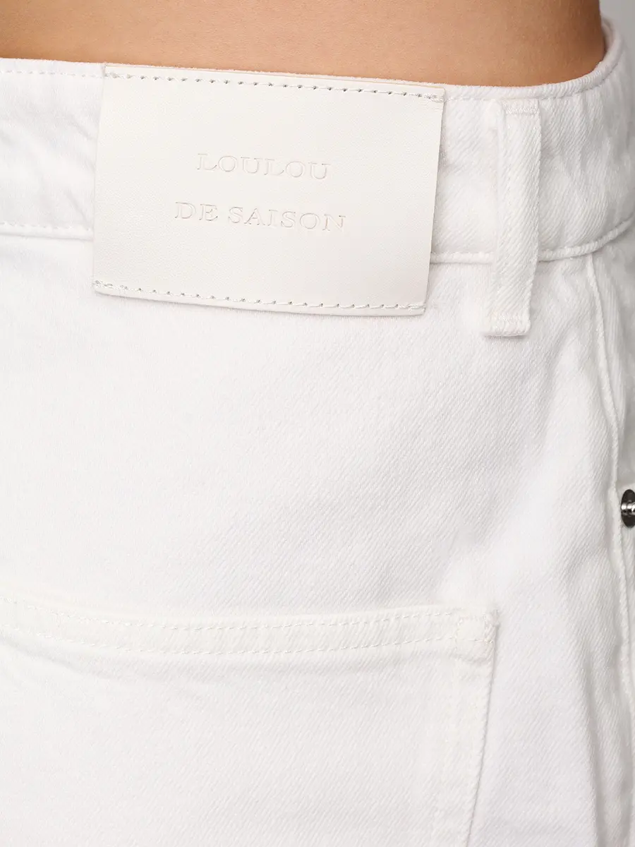 Шорты джинсовые Isu LOULOU DE SAISON ISU Белый  Фото 6