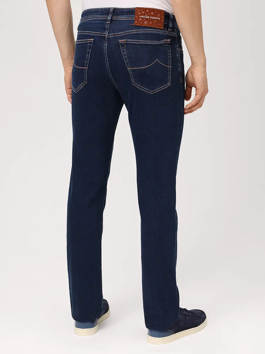 Джинсы Slim Fit хлопковые JACOB COHEN BARD FAST JUM_QM009 053 P3621 R2 100D Синий  Фото 3