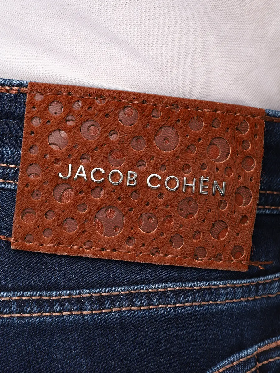 Джинсы Slim Fit хлопковые JACOB COHEN BARD FAST JUM_QM009 053 P3621 R2 100D Синий  Фото 6