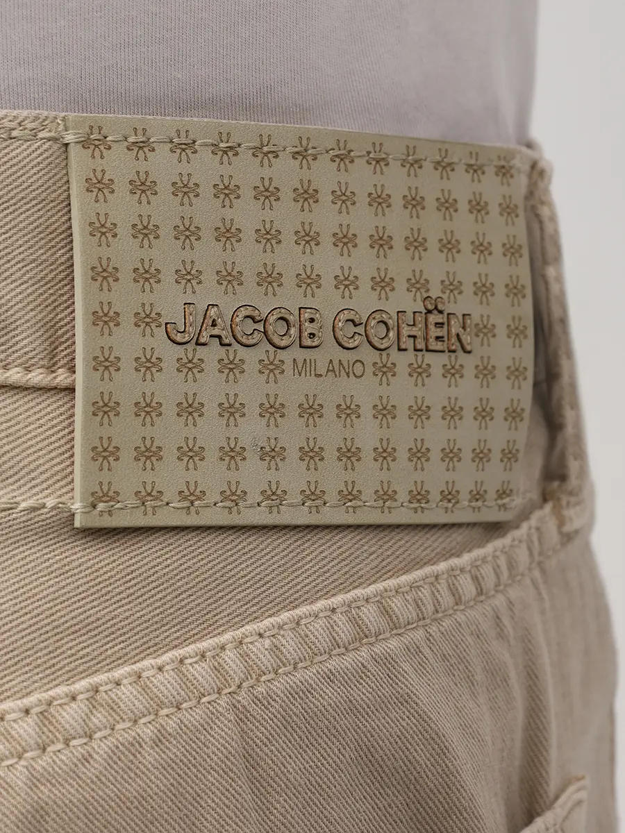Джинсы Regular Fit хлопковые JACOB COHEN EDO JUM_QE031 036 T864A TN C99 Бежевый  Фото 6