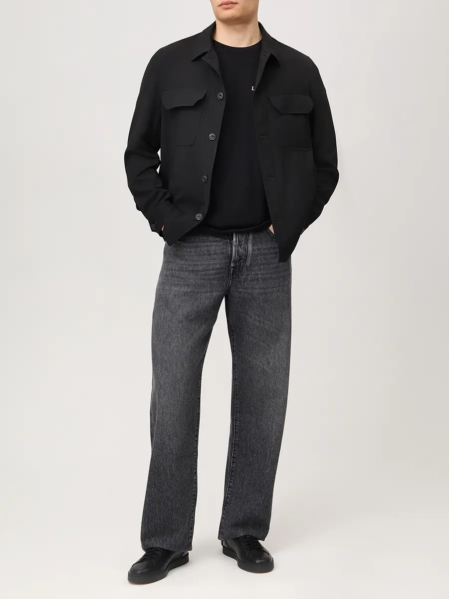 Джинсы Regular Fit хлопковые JACOB COHEN CHRIS JUM_QM035 030 T733A V1 500D Темно- Серый  Фото 2