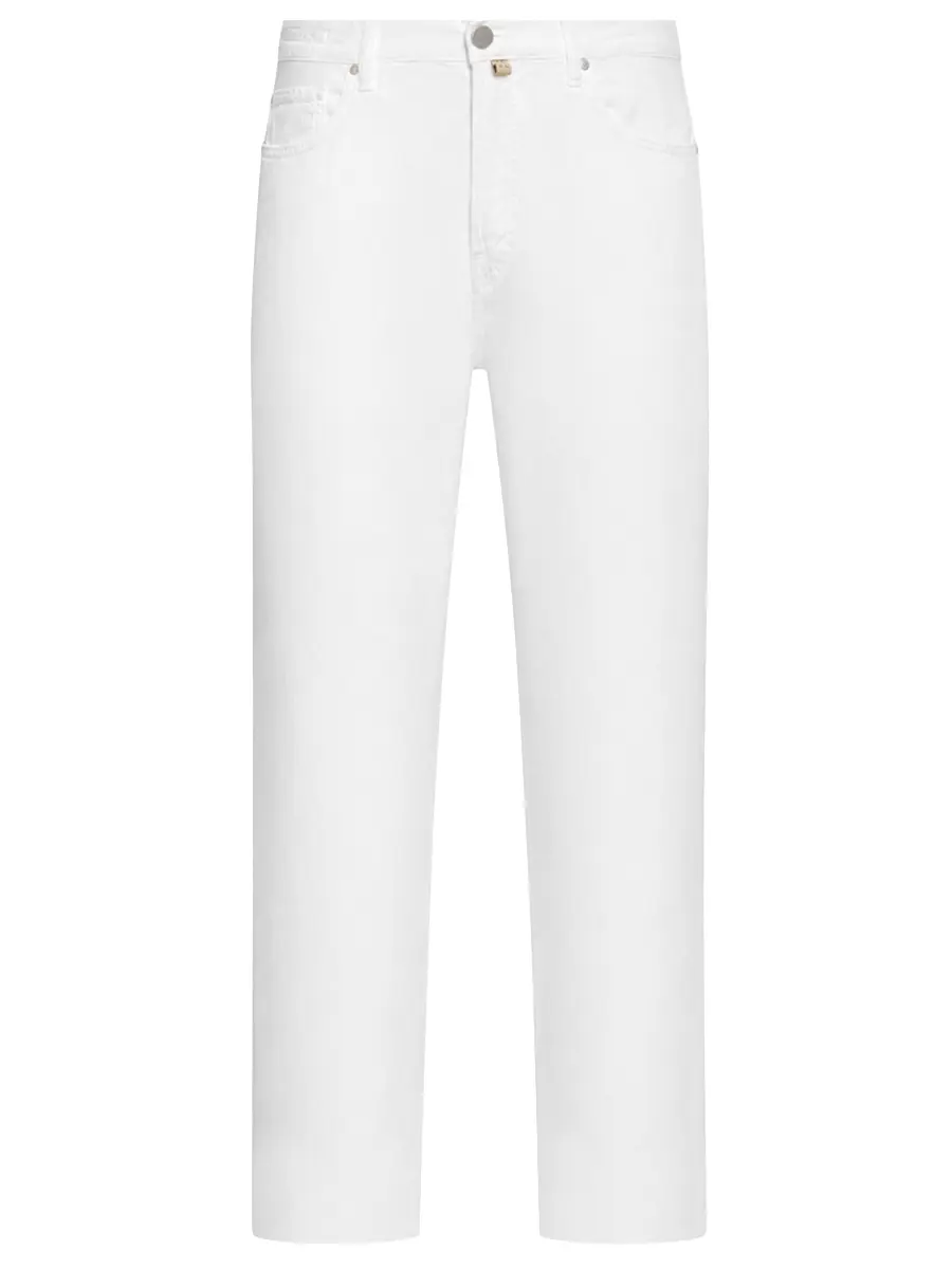Джинсы Regular Fit хлопковые JACOB COHEN EDO JUM_QE031 036 T864A TN A00 Белый 
