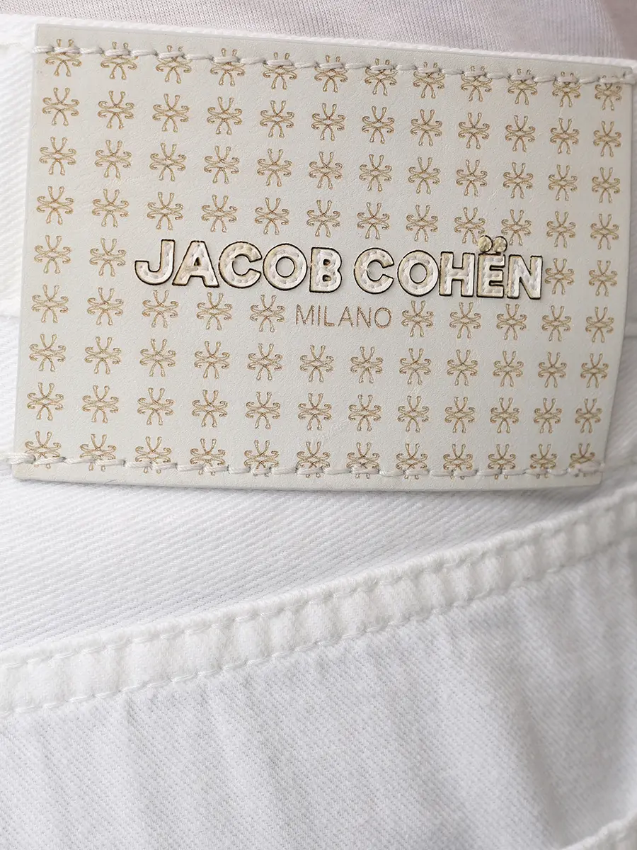 Джинсы Regular Fit хлопковые JACOB COHEN EDO JUM_QE031 036 T864A TN A00 Белый  Фото 6