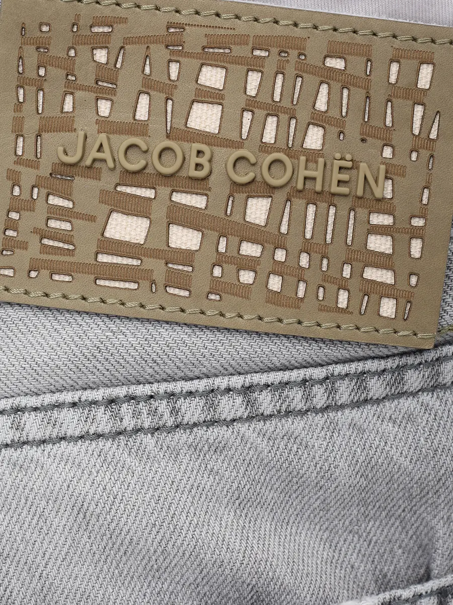 Джинсы Regular Fit хлопковые JACOB COHEN EDO JUM_QM031 030 T733A V3 700D Серый  Фото 6