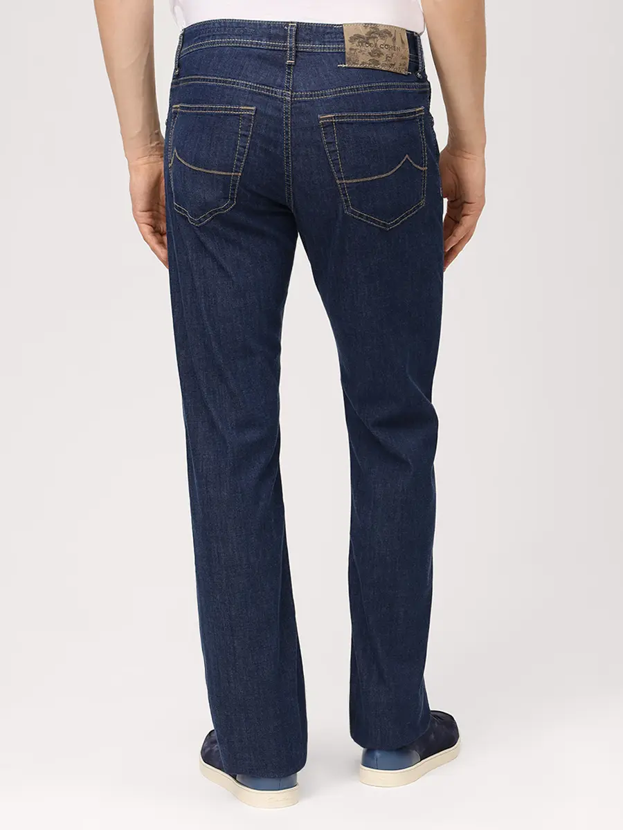 Джинсы Regular Fit хлопковые JACOB COHEN LUIS JUM_QM034 059 S3735 R2 100D Темно- Синий  Фото 3